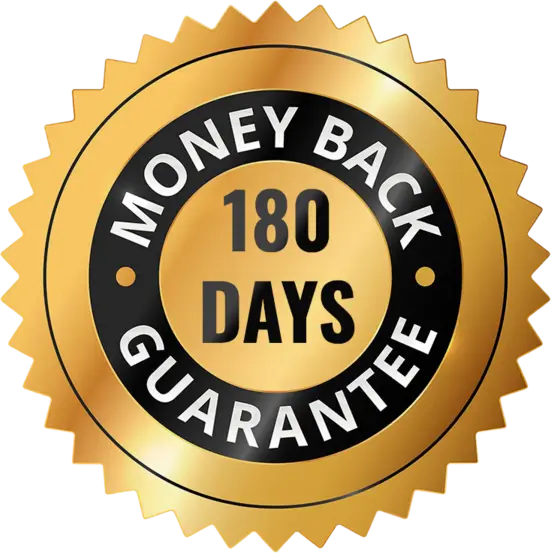 BreatheEaseX 60-day money-back guarantee badge